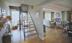 Los interiores en las casas de madera son más cálidos