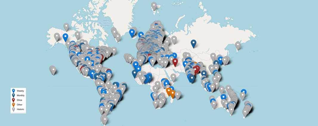 mapa movimiento fridays for future