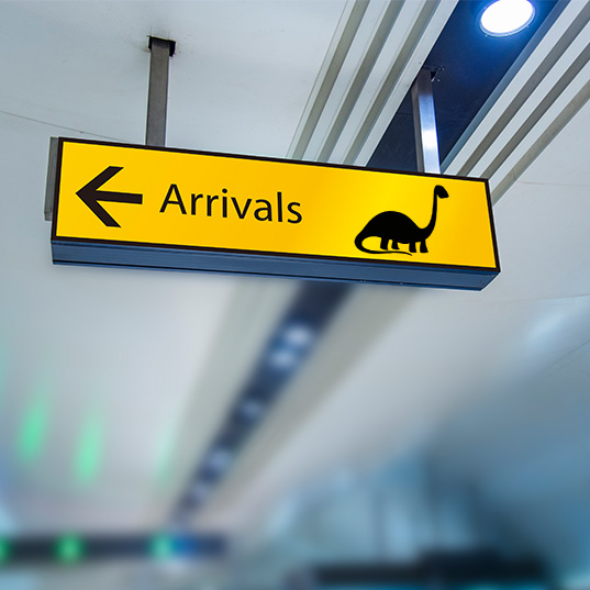 señal aeropuerto