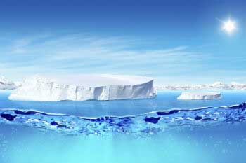 La extensión del hielo marino en el Ártico disminuyó de 1979 a 2012 de un 3,5% a un 4,1% por década