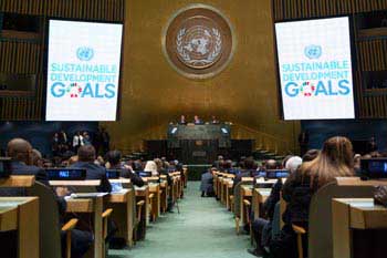 La Asamblea General de la ONU durante la cumbre