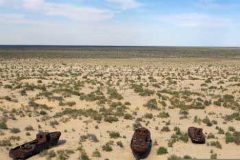 El Mar de Aral ha desaparecido por el cultivo de algodón