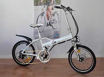 Bicicleta eléctrica plegable de ciudad