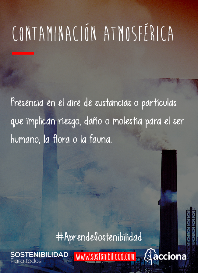 #AprendeSostenibilidad: Contaminación atmosférica