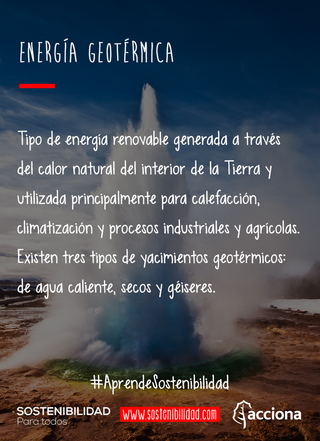 #AprendeSostenibilidad: Energía geotérmica